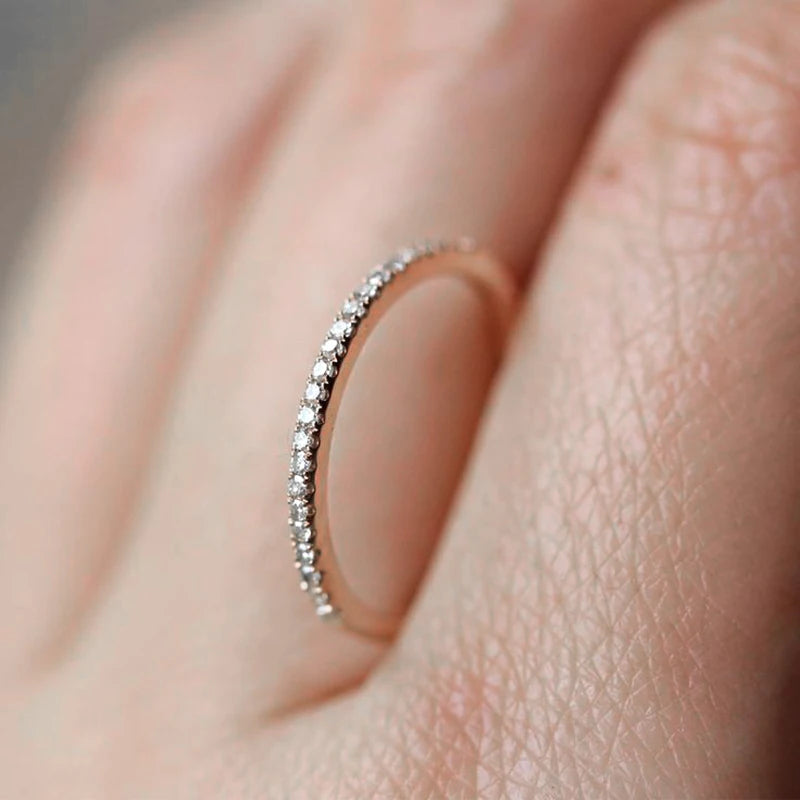 LunaSpark Micro Pave Ring