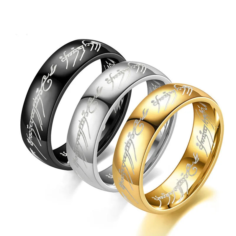 EternaScript Couple Ring