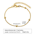 Aurea Herringbone Stack Bracelet