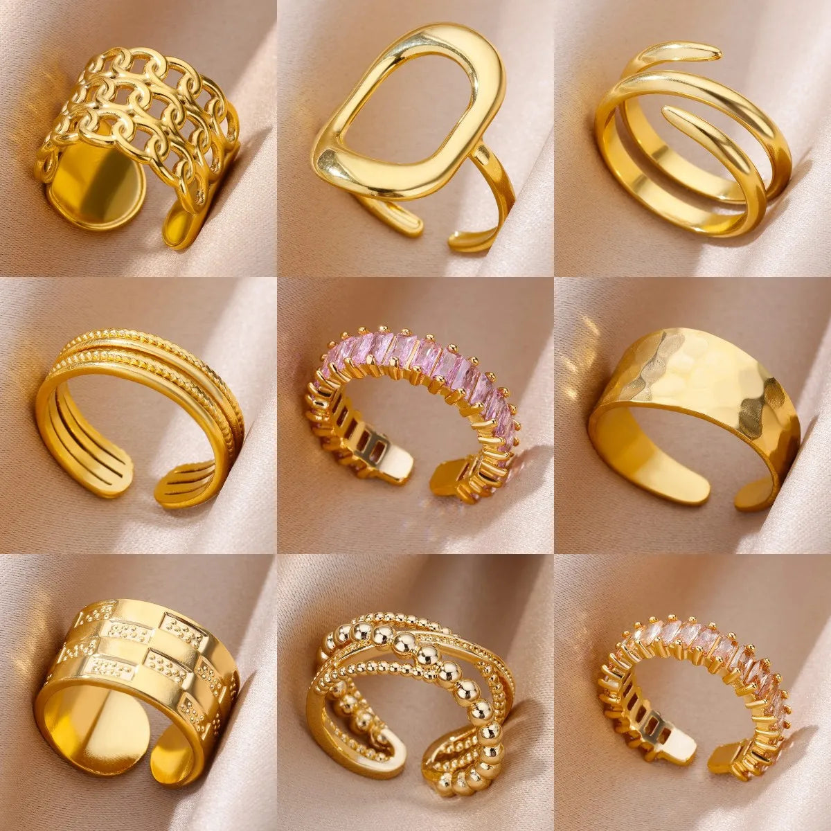 AuraSync Cocktail Ring