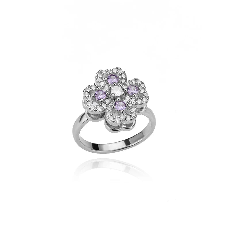 AuraSpin Clover Ring