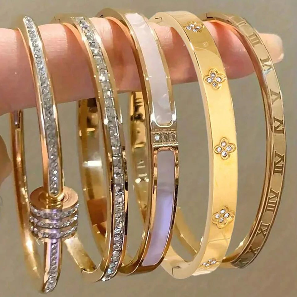 LunaStack Zircon Bracelet Set
