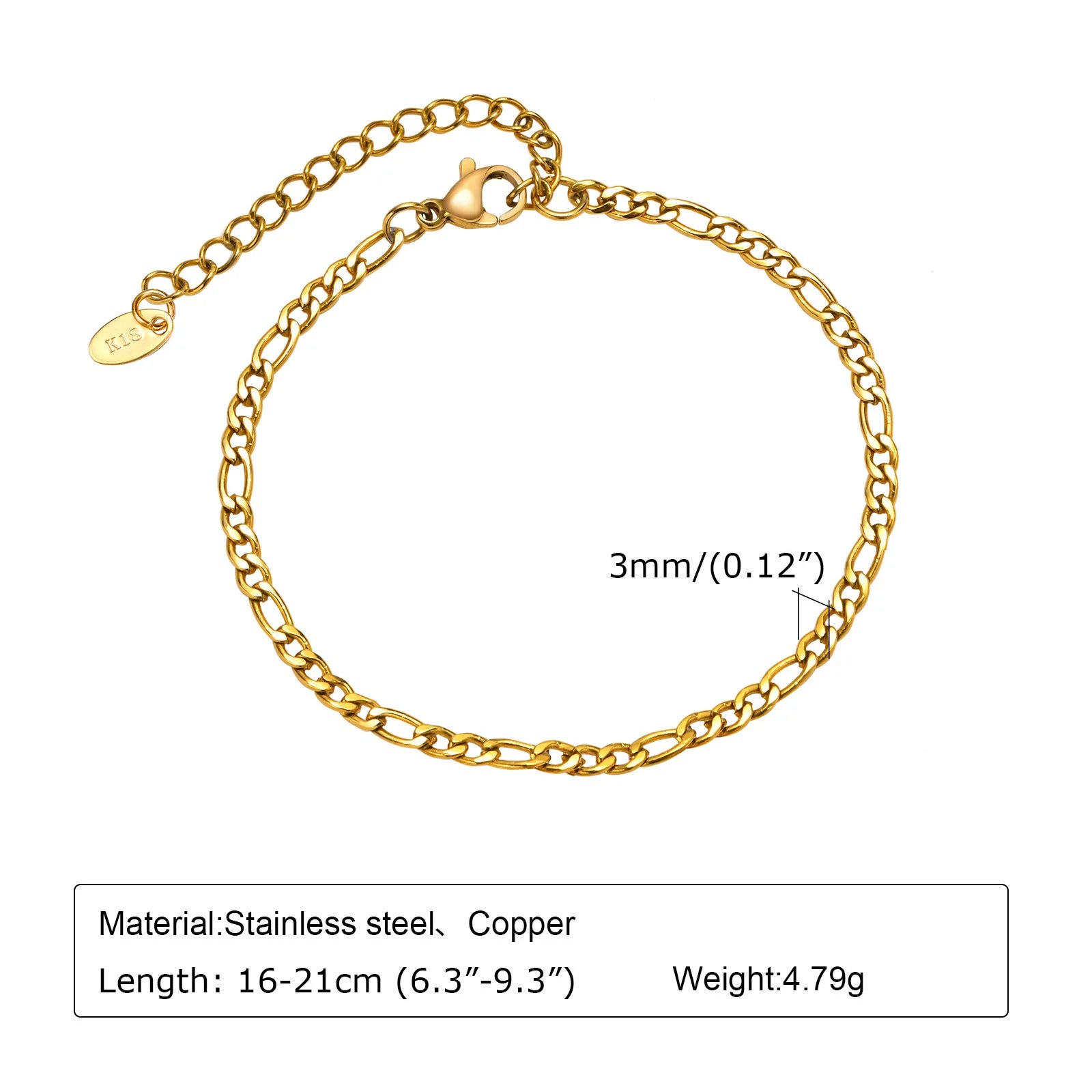 Aurea Herringbone Stack Bracelet