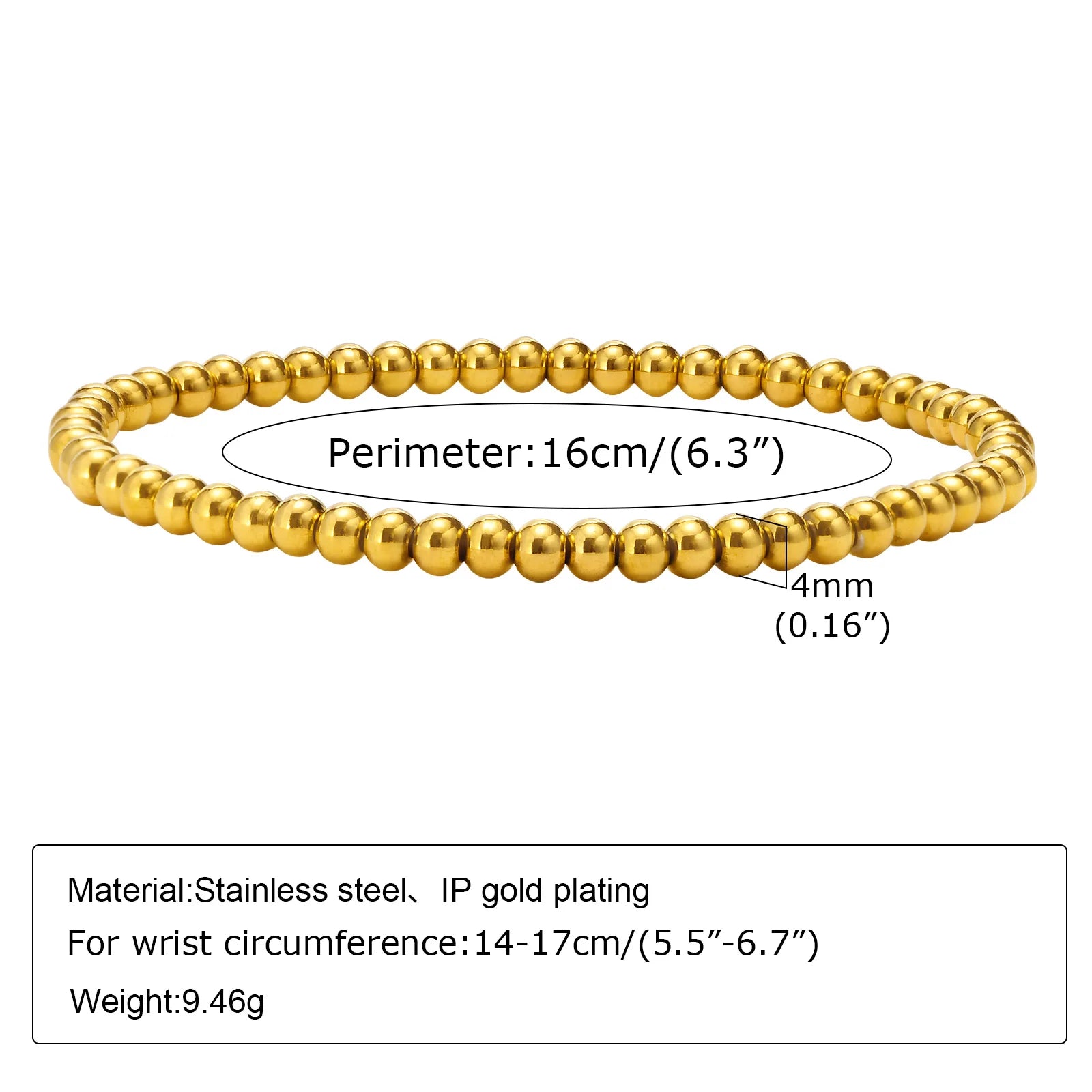 Aurea Herringbone Stack Bracelet