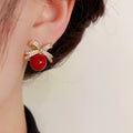LunaBow Pearl Studs
